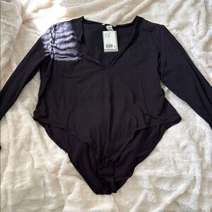 H&M Charcoal Long Sleeve Top